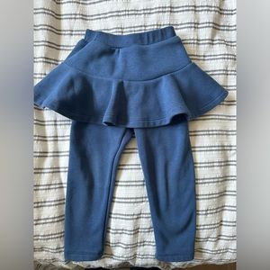 Alex Nova fleece lines legging with twirl skort